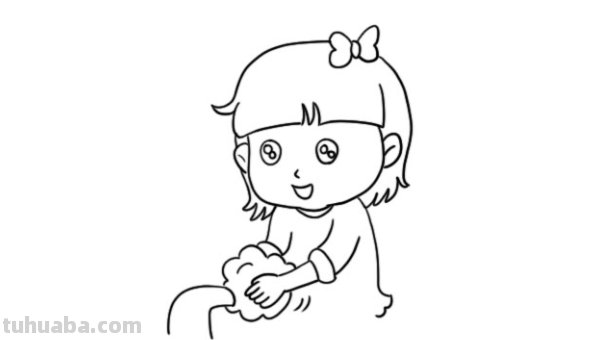 洗手怎么画