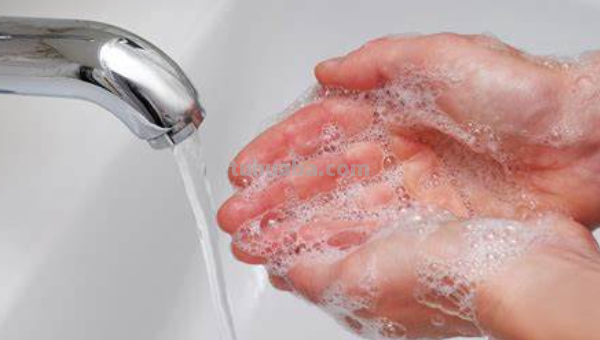 七步洗手法的简笔画