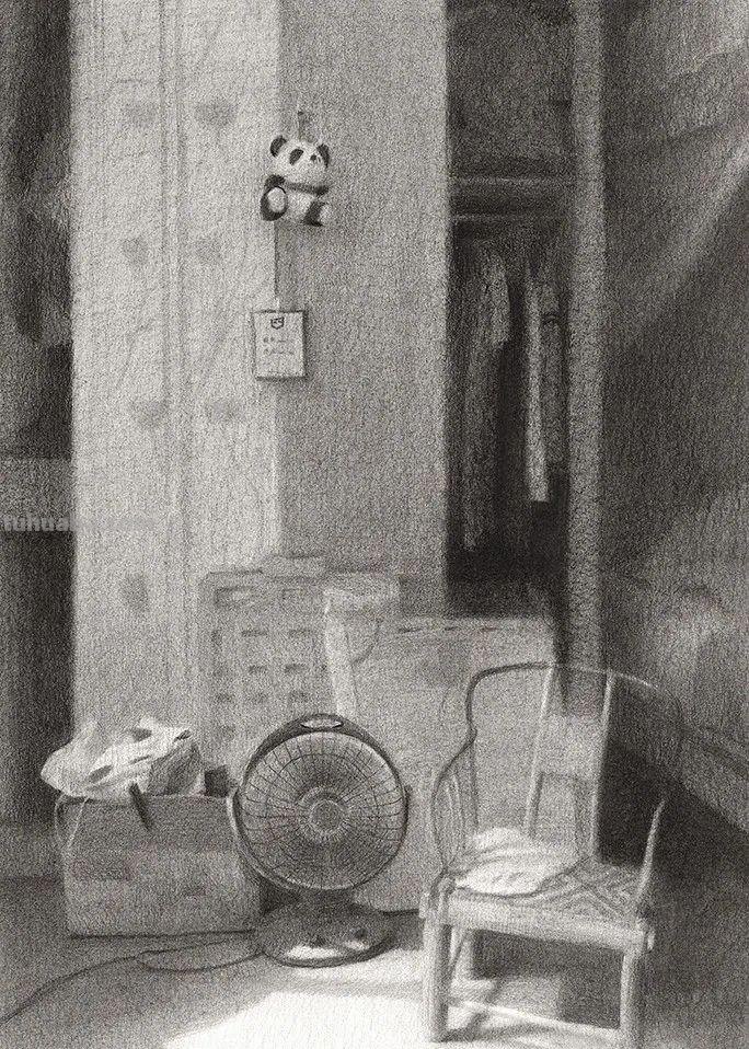八开素描场景创作原画1:1高清复制作品欣赏（建议收藏）