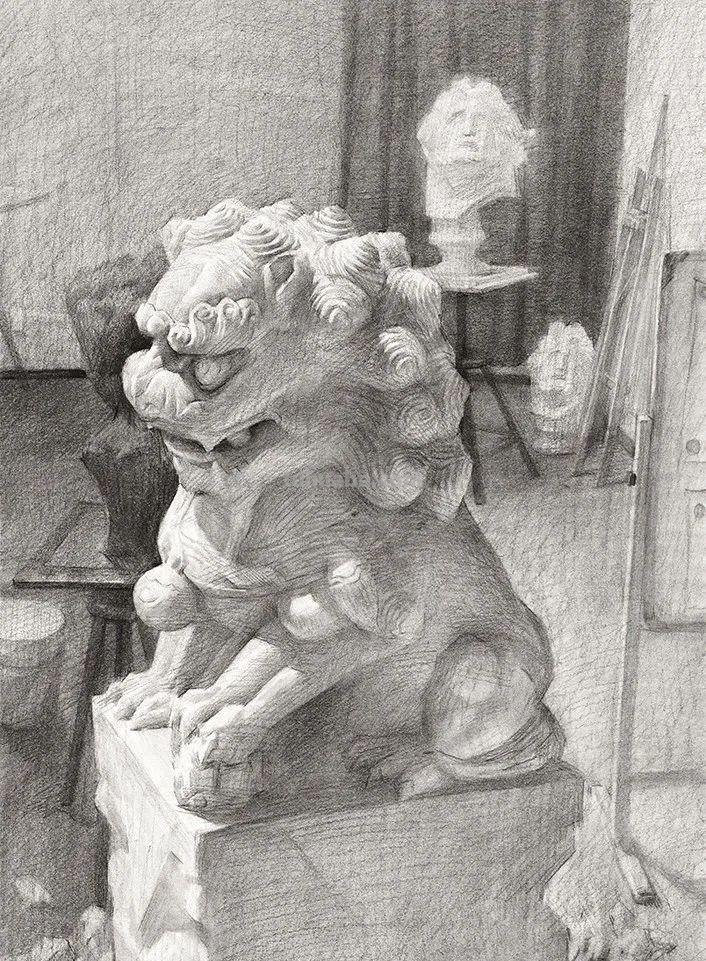 八开素描场景创作原画1:1高清复制作品欣赏（建议收藏）
