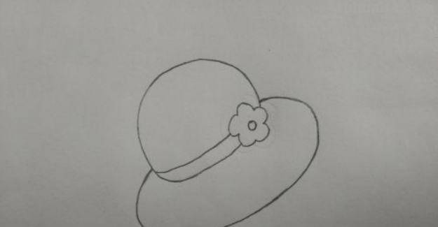 如何画帽子