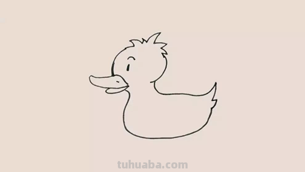 鸭子怎么画简单又漂亮 一步一步