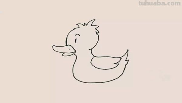 鸭子怎么画简单又漂亮 一步一步
