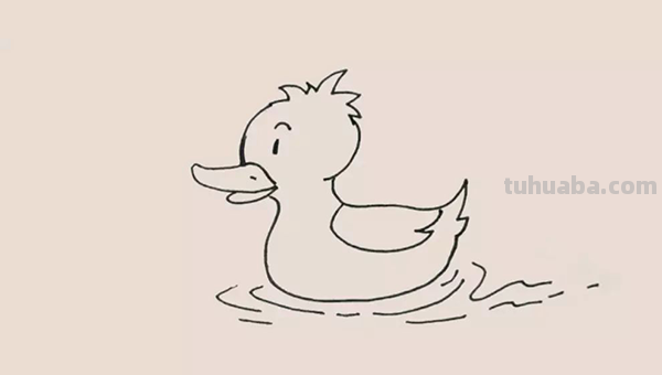 鸭子怎么画简单又漂亮 一步一步