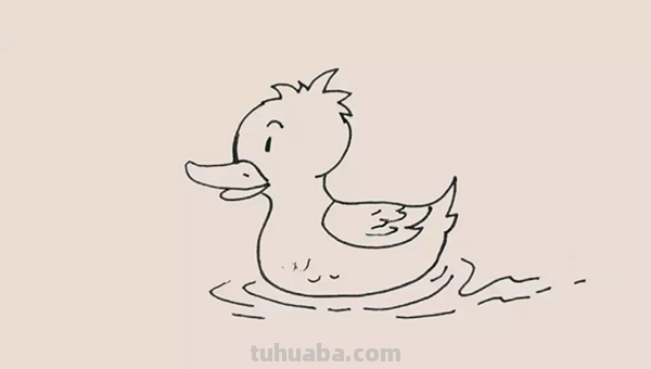 鸭子怎么画简单又漂亮 一步一步