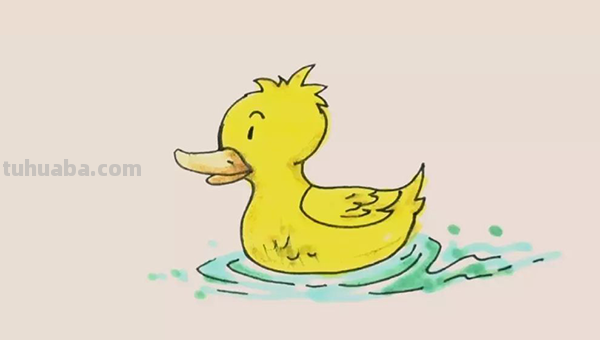 鸭子怎么画简单又漂亮 一步一步