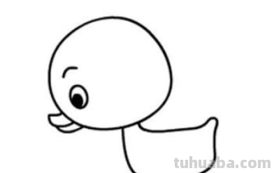 如何画小鸭子