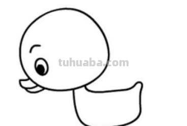 如何画小鸭子