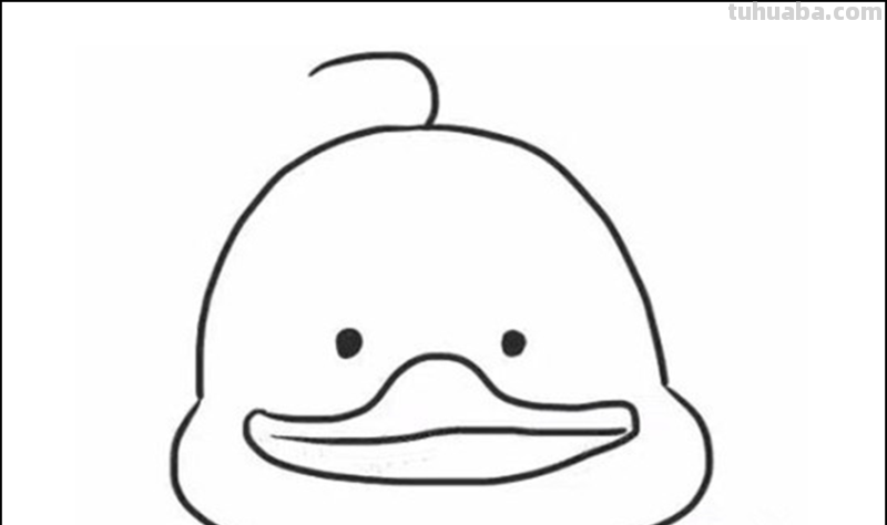 如何画小鸭子