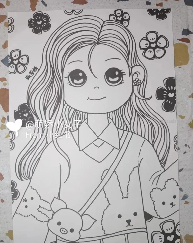 40张线稿+效果图，动漫福利！喜欢的千万别收藏！怕你画的停不下