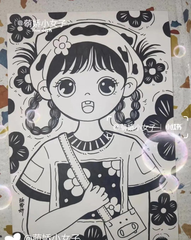 40张线稿+效果图，动漫福利！喜欢的千万别收藏！怕你画的停不下