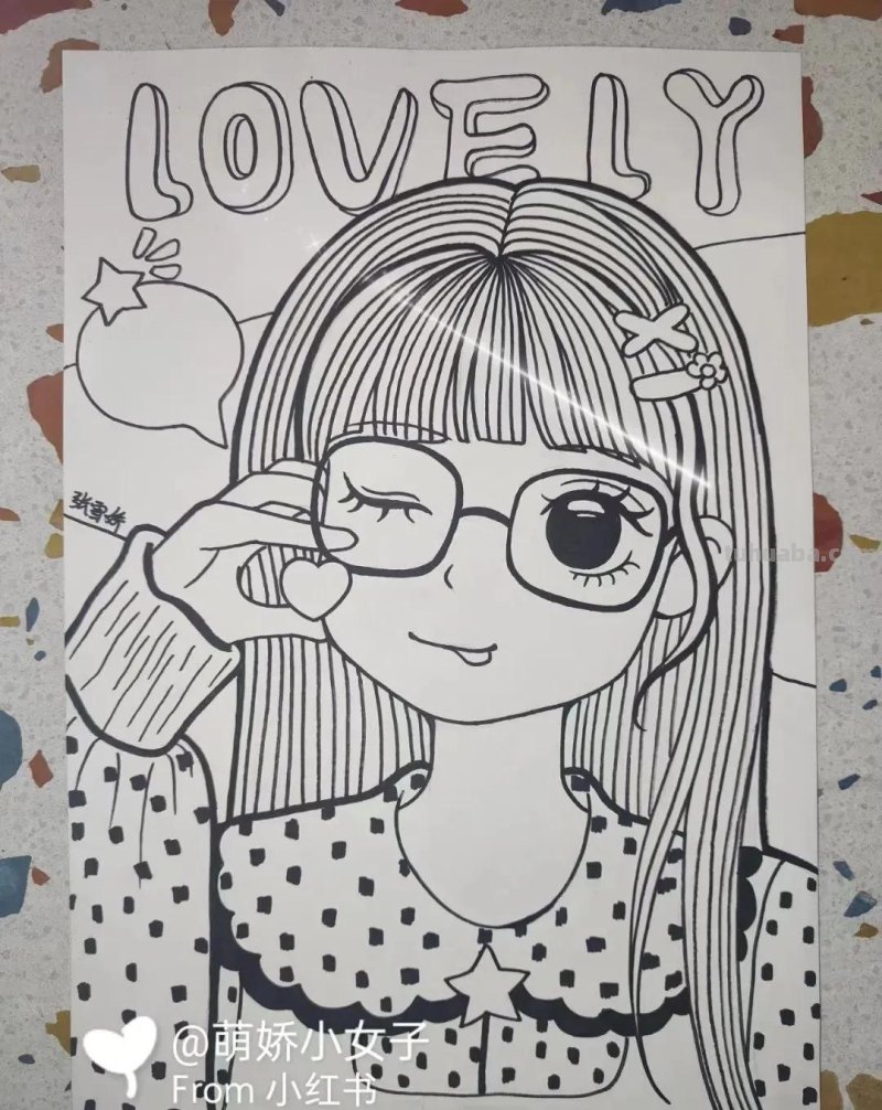 40张线稿+效果图，动漫福利！喜欢的千万别收藏！怕你画的停不下