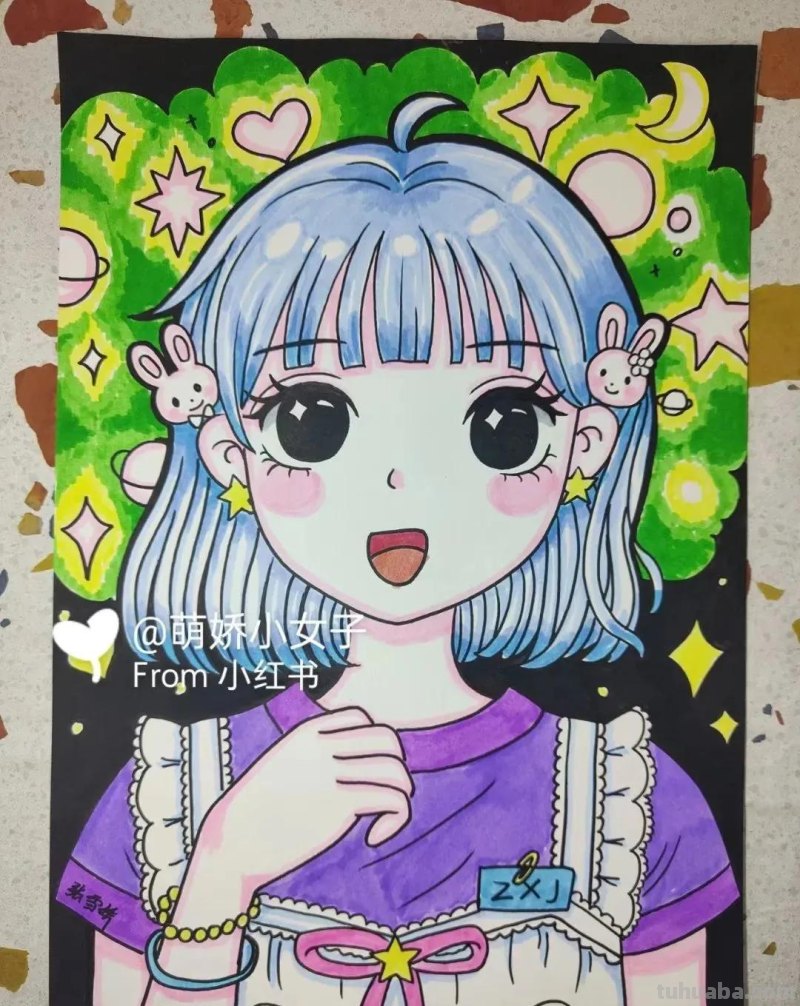 40张线稿+效果图，动漫福利！喜欢的千万别收藏！怕你画的停不下