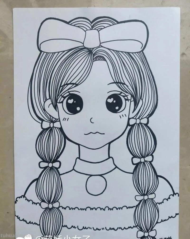 40张线稿+效果图，动漫福利！喜欢的千万别收藏！怕你画的停不下