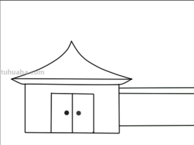古代民居速写 怎样画古建筑中的瓦片（速写中的）？