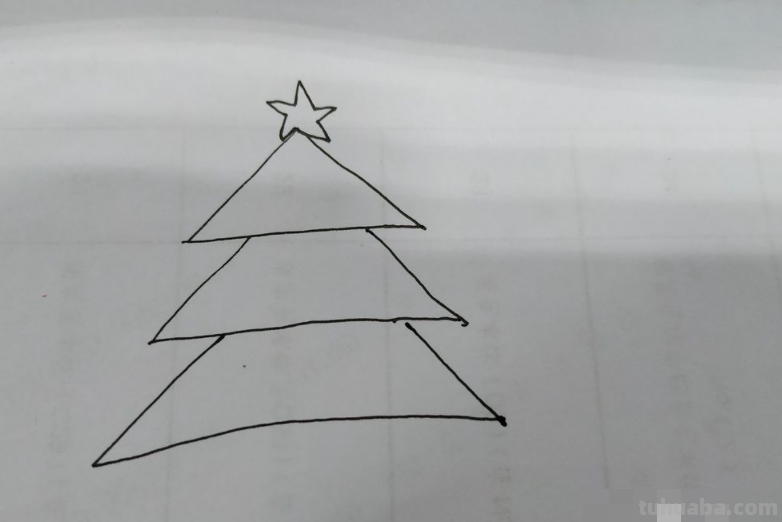 圣诞树怎么画
