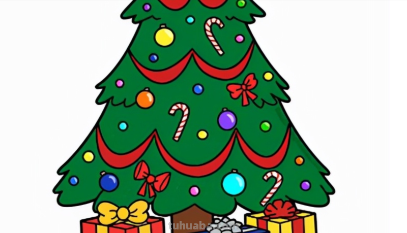 圣诞树好看的画法