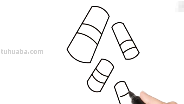 鞭炮简笔画怎么画