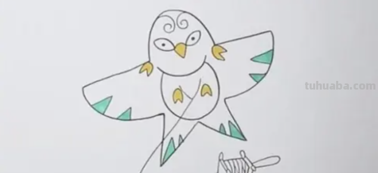 风筝的简笔画怎么画又简单又漂亮