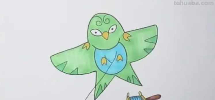 风筝的简笔画怎么画又简单又漂亮