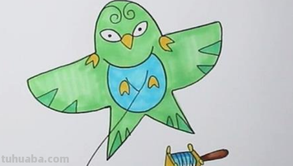 风筝怎么画简笔画图片