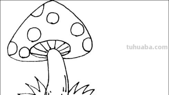 简笔画蘑菇怎么画