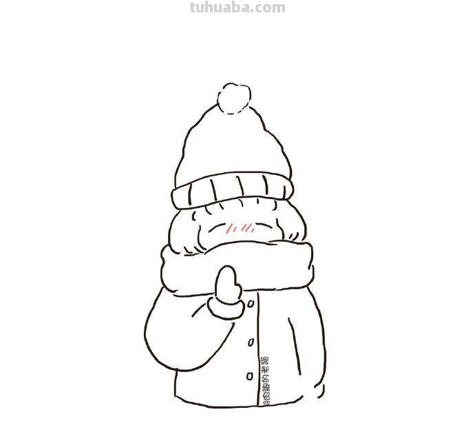3分钟教你画人物简笔画，超可爱的人物简笔画萌图