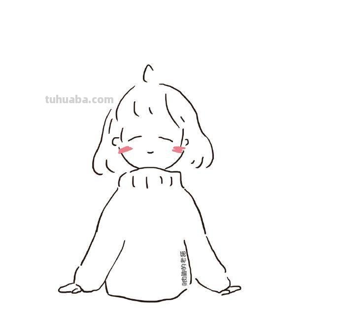 3分钟教你画人物简笔画，超可爱的人物简笔画萌图