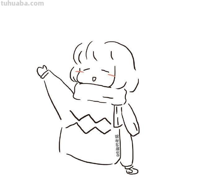 3分钟教你画人物简笔画，超可爱的人物简笔画萌图