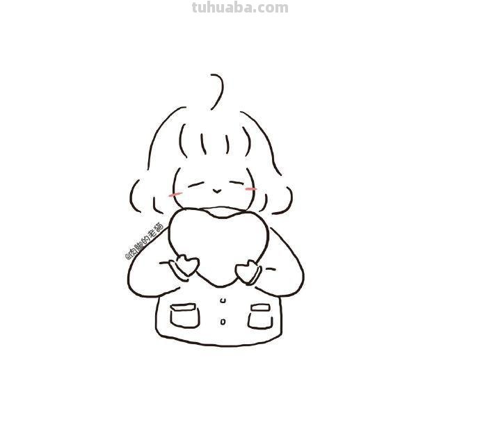 3分钟教你画人物简笔画，超可爱的人物简笔画萌图