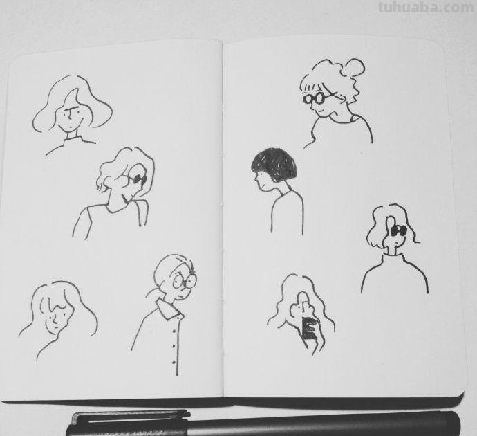 3分钟教你画人物简笔画，超可爱的人物简笔画萌图