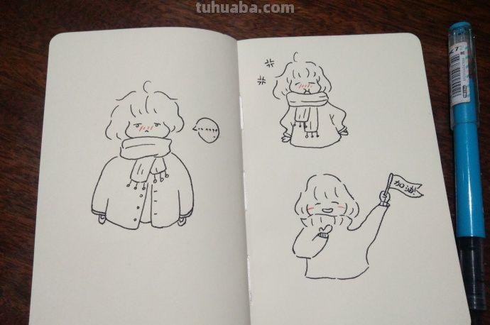 3分钟教你画人物简笔画，超可爱的人物简笔画萌图