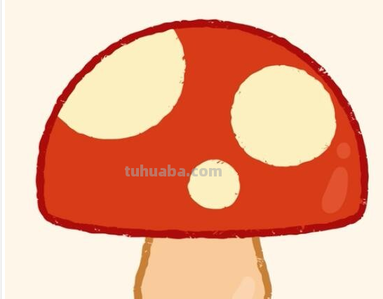 蘑菇怎么画?