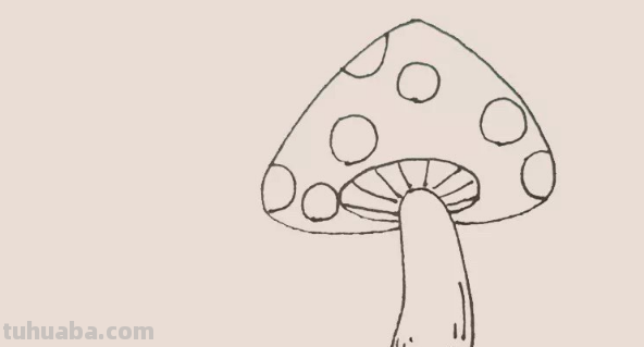 蘑菇怎么画?