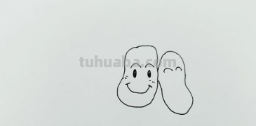 怎么画蘑菇简笔画