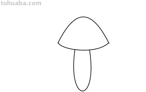 蘑菇怎么画