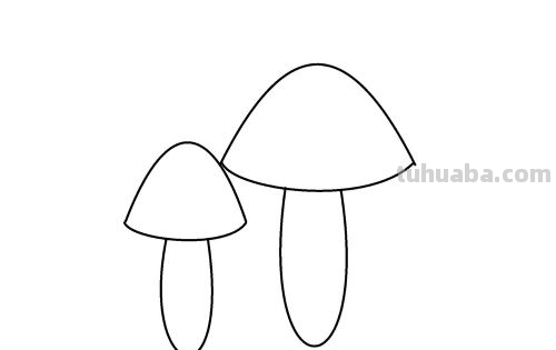 蘑菇怎么画