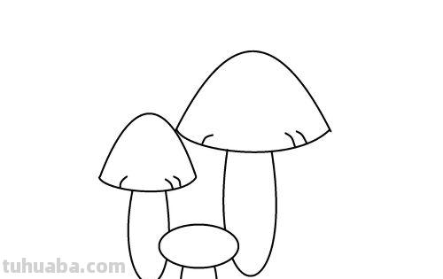 蘑菇怎么画