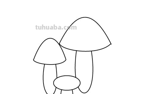 蘑菇怎么画