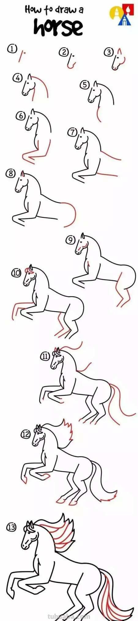 20多种动物与昆虫的简笔画画法，太全太详细了吧