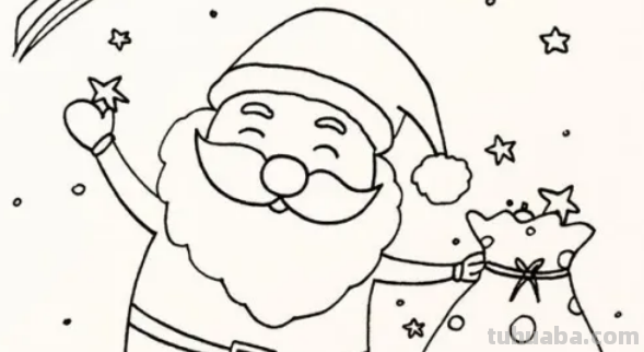 简笔画圣诞老人怎么画