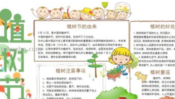 植树节的手抄报怎么画人物 植树节手抄报怎样画？