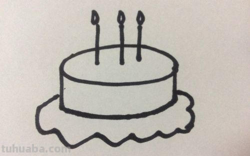 蛋糕简笔画简单又漂亮 蛋糕简笔画简单又漂亮