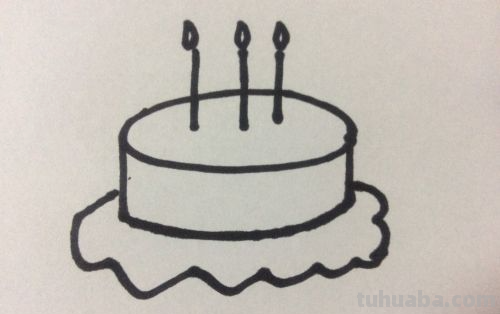 蛋糕简笔画简单又漂亮 蛋糕简笔画简单又漂亮