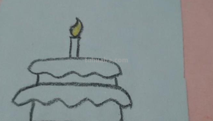 蛋糕是怎么画的 蛋糕是怎么画的