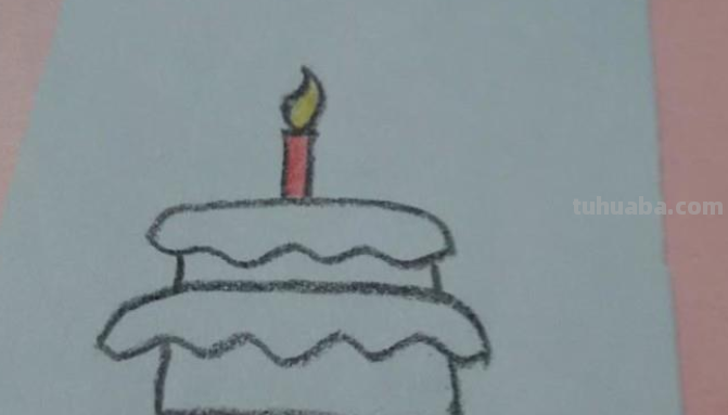 蛋糕是怎么画的 蛋糕是怎么画的