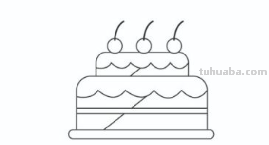 如何画漂亮的蛋糕 如何画漂亮的蛋糕
