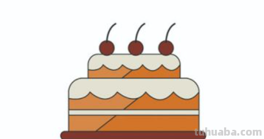 如何画漂亮的蛋糕 如何画漂亮的蛋糕