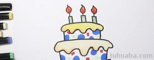蛋糕怎么画简单又好看 漂亮 蛋糕怎么画简单又好看 漂亮