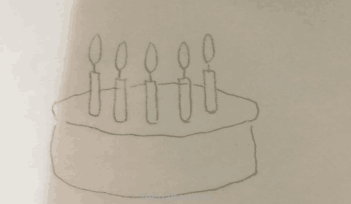 大蛋糕怎么画 大蛋糕怎么画